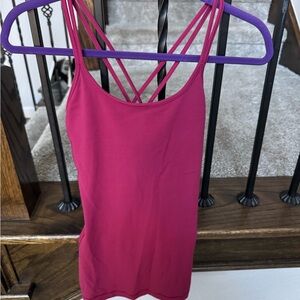 Lululemon Pink Strappy Women's Workout Tank